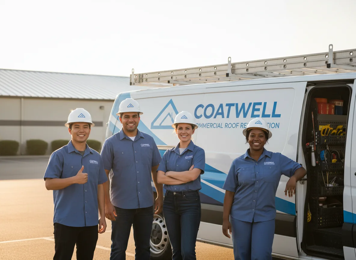 Commercial roof coating company in Merrifield, MN